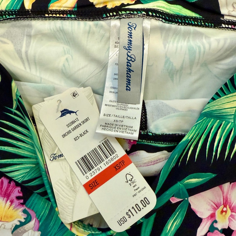 Tommy Bahama Orchid Garden Skort and top - Picture 2 of 5